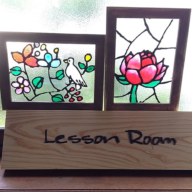 ステンドグラス風,ダイソー,雑貨,セリア,ハンドメイド bitzchaの部屋