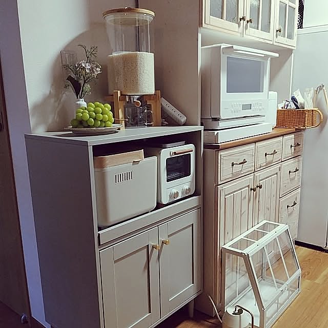 Kitchen,米びつ,台所,食器棚 zubora-manの部屋