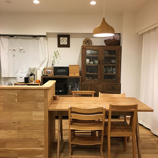 Kitchen,初投稿,中古マンションリノベーション,フルリノベーション,無垢の床 machaの部屋