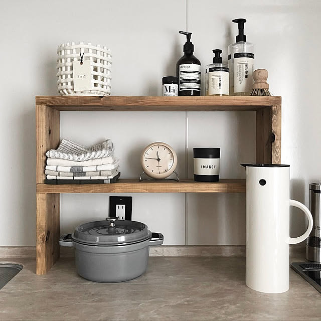 REDECKER,HUMDAKIN,シンプル,stelton,RoomClipショッピング,モノトーン,ferm LIVING,海外インテリア,STAUB,Kitchen 10yun25の部屋
