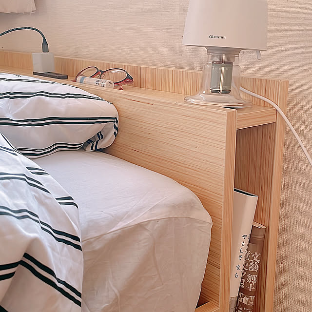 Bedroom,ベット新調,寝室,寝室インテリア,春の模様替え,ホワイトインテリア,ナチュラルインテリア,お気に入りアイテム,ホワイトナチュラル,木のある暮らし,北欧インテリア,北欧モダン milkcocoaの部屋