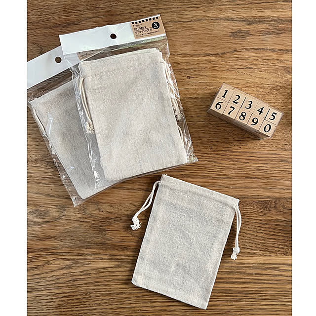 ハンドメイド,スタンプ,巾着袋,クリスマス,アドベントカレンダー手作り,アドベントカレンダー,こどもと暮らす。,100均,セリア,On Walls ctscandyの部屋
