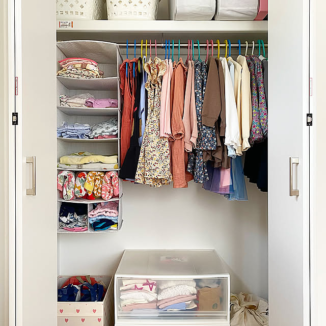 クローゼット,IKEA,収納,湘南,二世帯住宅,双子育児,子供部屋,My Shelf myaoの部屋