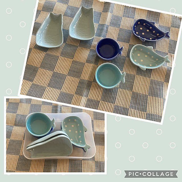 My Desk,100均,ブルー,セリアクジラ豆鉢,セリアジンベイザメ豆皿,セリア猫豆皿,ダイソープラケース,セリアの食器,アニマルモチーフ,癒し,RCの出会いに感謝♡,見てくれてありがとう♡,セリア商品,セリアアニマル食器 CoCo0617の部屋