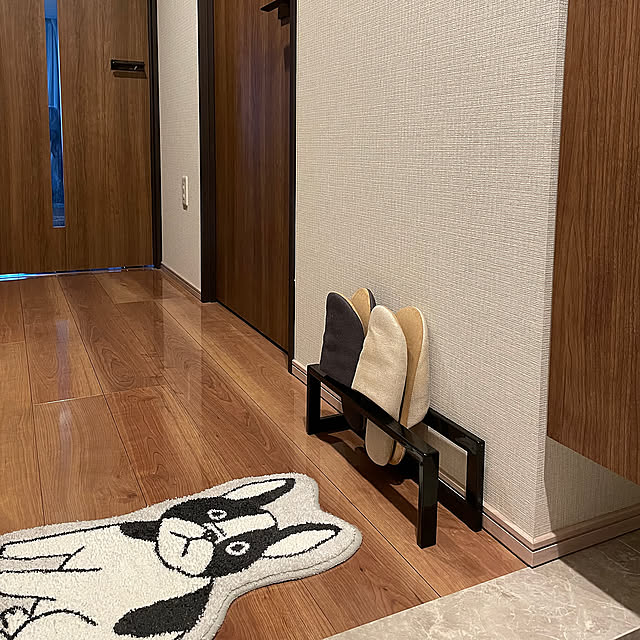 Entrance,ニトリ,スリッパ,スリッパ収納,無印良品,シンプル,towerシリーズ,収納アイテム,モノクロインテリア ponの部屋