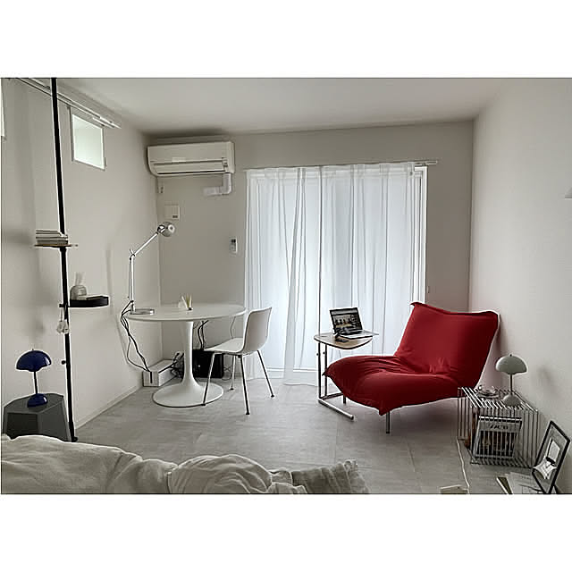 Overview,K22,TECTA,MONTANA,好きな眺め,一人暮らし,1K,リーンロゼ,賃貸インテリア,ligne roset,FLOWERPOT,DRAW A LINE,ロゼカラン,VP9,andtradition,IKEA,Vitra,artemide,トロメオ,アーノルドサーカススツール Kanoの部屋