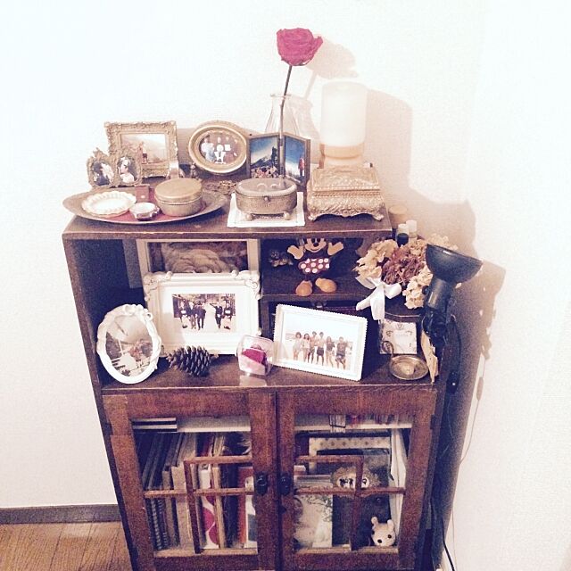 My Shelf,アンティーク,アルバム収納,古家具,収納,照明,アンティーク★ Yuiの部屋
