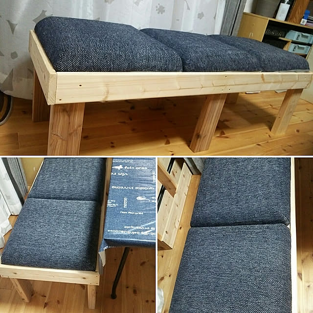 My Desk,リメイク,中古住宅,リノベーション,カインズ,カインズホーム,ベンチ DIY,DIY kurakoの部屋