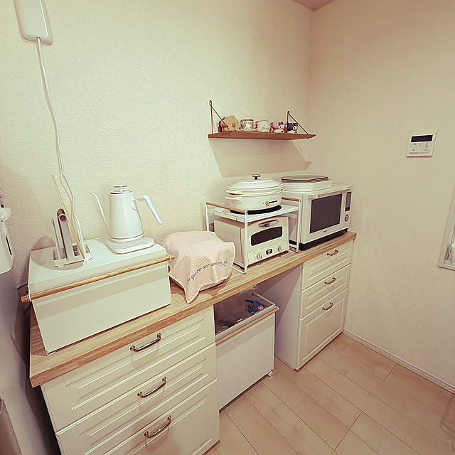 Kitchen,キッチン収納,ナチュラル,北欧,ホワイトインテリア,北欧インテリア,建売住宅,好きな風景,子どものいる暮らし,建売住宅だけど可愛く☆,建売住宅をおしゃれに,子どもと暮らす,カフェ風インテリア miyuの部屋