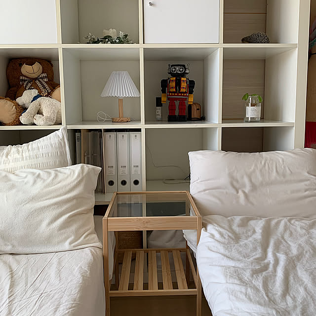 Bedroom,インテリア,北欧,ホワイトインテリア,シンプルライフ,暮らし,日常,北欧テイスト,いつもいいねやコメありがとうございます♡,暮らしを楽しむ,Instagramやってます,日々,丁寧な暮らし,緑のある暮らし,シンプルな暮らし,おうち時間,日々の暮らし,シンプルテイスト,インテリア好きな人と繋がりたい ku_ra_shi_の部屋