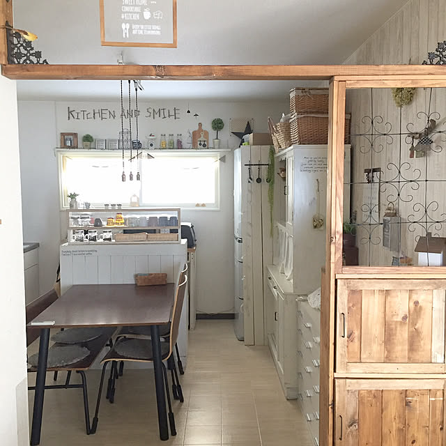 Kitchen,少しずつおじゃましに行きます♡,いつもいいねありがとうございます♡,カメラマーク消し,ナチュラルキッチン,ホワイトインテリア,カウンターDIY,ダイニングキッチン,至福の時間 kotoriの部屋