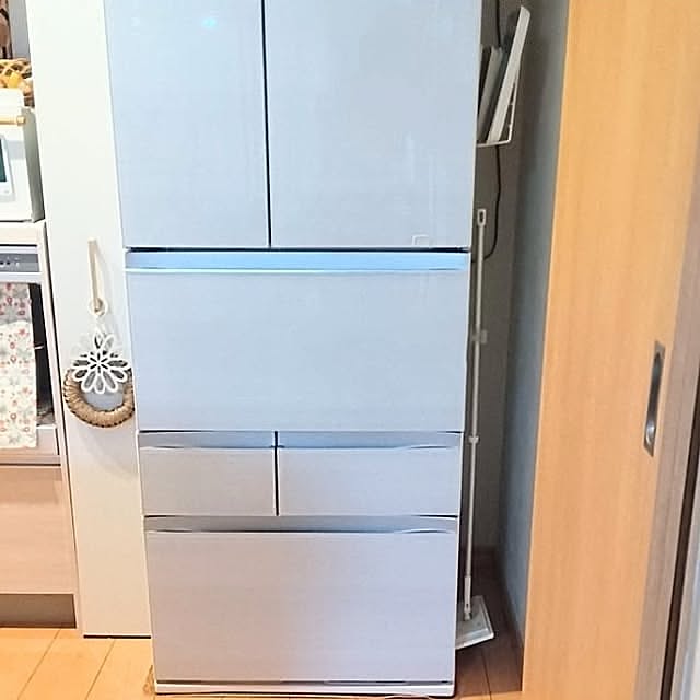 Kitchen,狭い,暮らしの投稿,おうちのことノート,ポイ活,冷蔵庫横,冷蔵庫横収納,冷蔵庫横側面,デッドスペース活用 h.t.の部屋