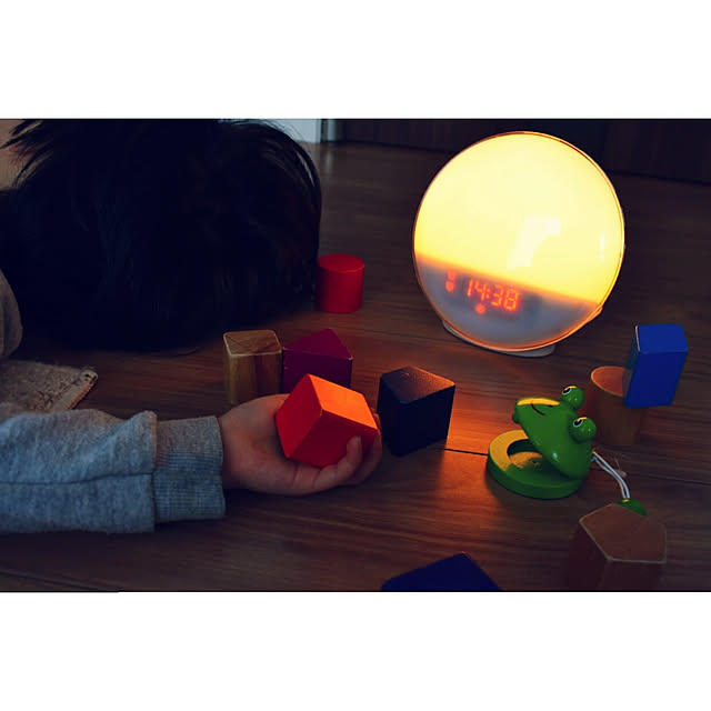 Bedroom,目覚まし時計,おひさま目覚まし時計,ホワイトナチュラル,ものを置かない,寝かしつけ,子育て,モニター当選♡,日の出目覚まし時計,MOONSHOT,快眠,ありがとうございます♡,共働き,子供部屋,育児グッズ kakurenboの部屋