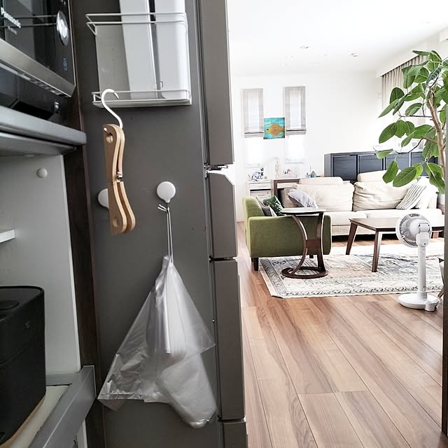 Kitchen,パナソニックキッチン,家事楽,DAISOのポリ袋,すっきり暮らしたい,快適な暮らし,キッチン背面,まとめて投稿 coco0.84.の部屋
