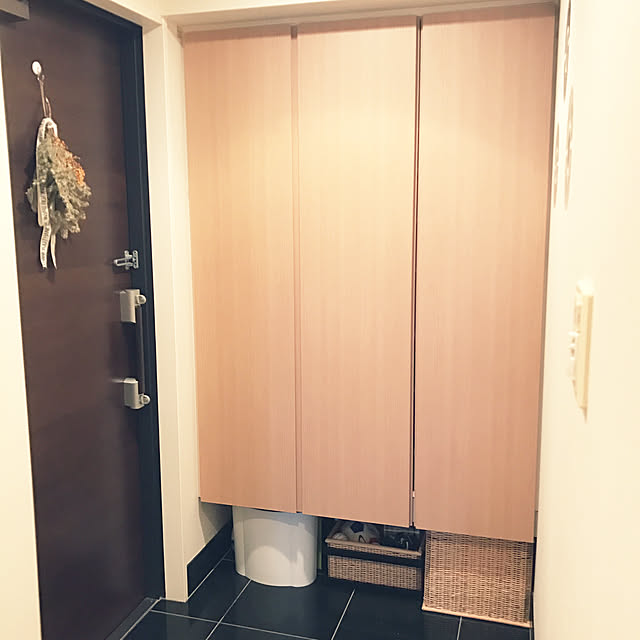 Entrance,避難用リュック,LOFT 伸縮性シューズラック,無印良品,スワッグ,いつもいいねやコメありがとうございます♡,家事 hiyupan88の部屋
