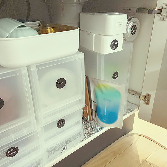 湿気取り,湿気対策,シンクの下,狭くてもあきらめない,除湿剤,スタンドパック,ドライペット,新商品,アパート暮らし,賃貸でも楽しく♪,Kitchen,エステー,ドライペット クリア,ドラッグストアで売ってるよ☆ Minteaの部屋