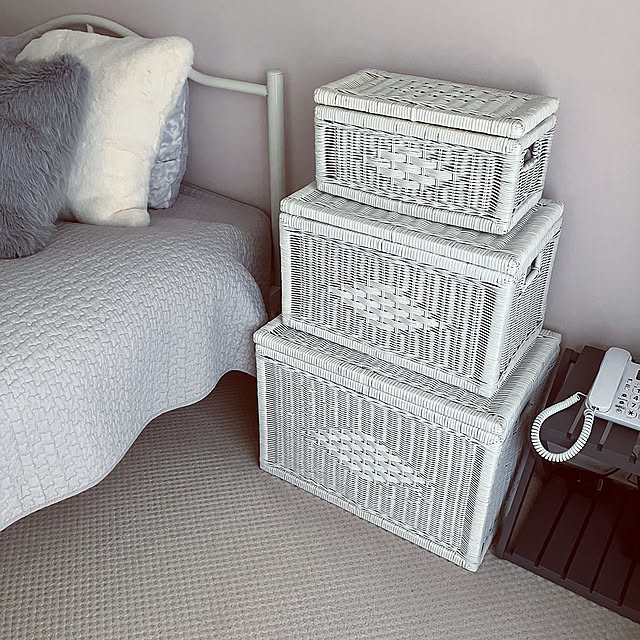Bedroom,収納アイテム,海外インテリアに憧れる,いいね&フォローありがとうございます☆,すっきり暮らす,ホテルライクな暮らし,マンション暮らし kazuの部屋