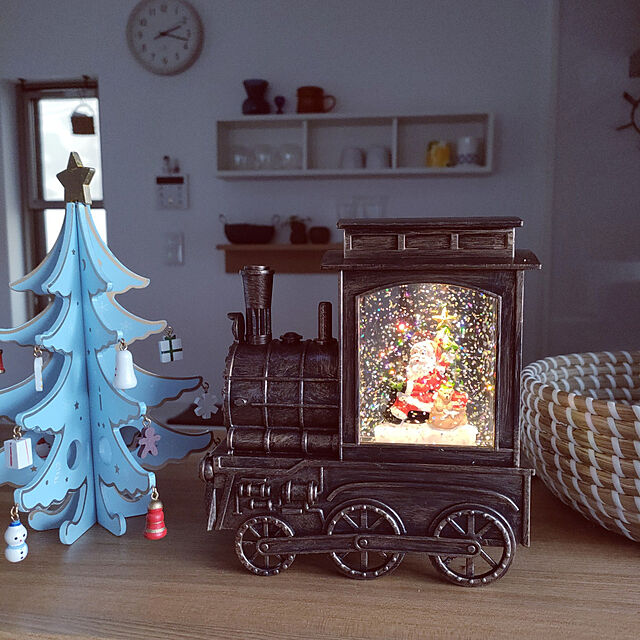 家族で暮らす,クリスマスディスプレイ,My Shelf pinponmamの部屋