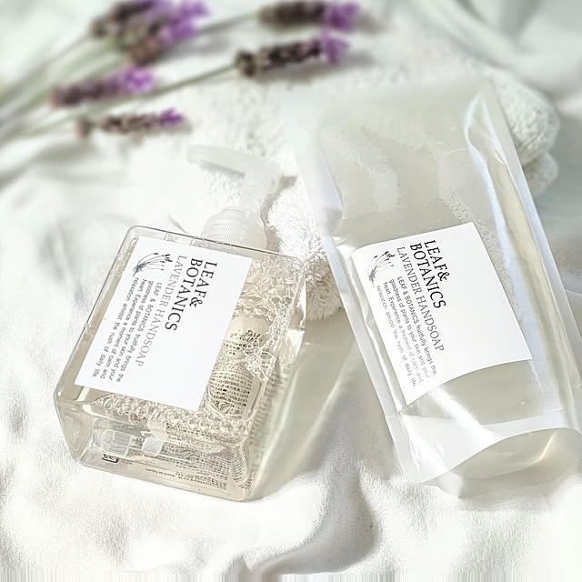 Bathroom,日用品,リーフアンドボタニクス,ラベンダーの香り,LEAF＆BOTANICS ハンドソープ,ハンドソープ,2023.5.16,香りに癒されます YuriYuriの部屋