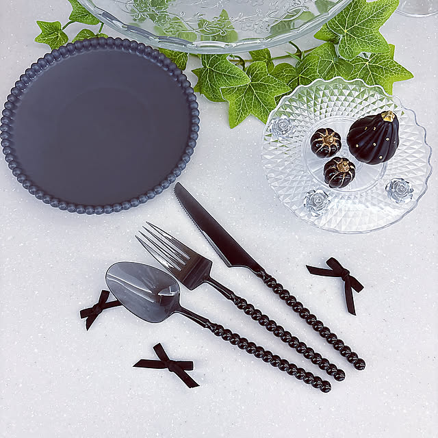 Kitchen,オブジェ,かぼちゃ,大人可愛い,カトラリー,スリーコインズ,3COINS,seria,セリア,ハロウィン雑貨,ハロウィン,ブラックインテリア,ブラック,食器,インテリア,キッチン,平屋,プチプラ,ひとり暮らし,平屋暮らし,シンプル,100均 tomatoの部屋