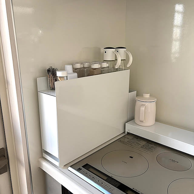 Kitchen,調味料ラック,tower,お勧め品♡,キッチン収納,モノトーン YU-RIの部屋