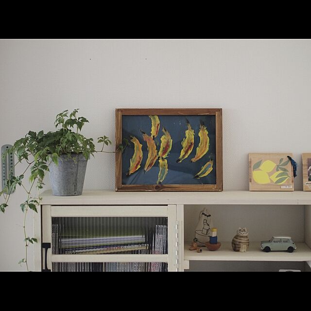 My Shelf,ナチュラルインテリア,植物,子供の絵,ハンドメイド・DIY kana.5734の部屋