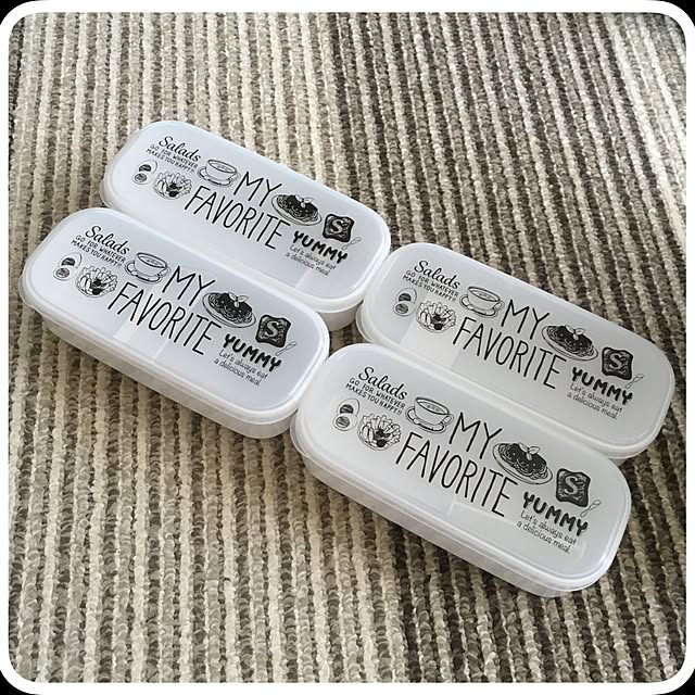 Kitchen,セリア新商品,お弁当箱,ランチボックス,セリア,キッチン雑貨,キッチン,ホワイト,100均,ホワイト大好き,白,モノトーン,seria akiの部屋