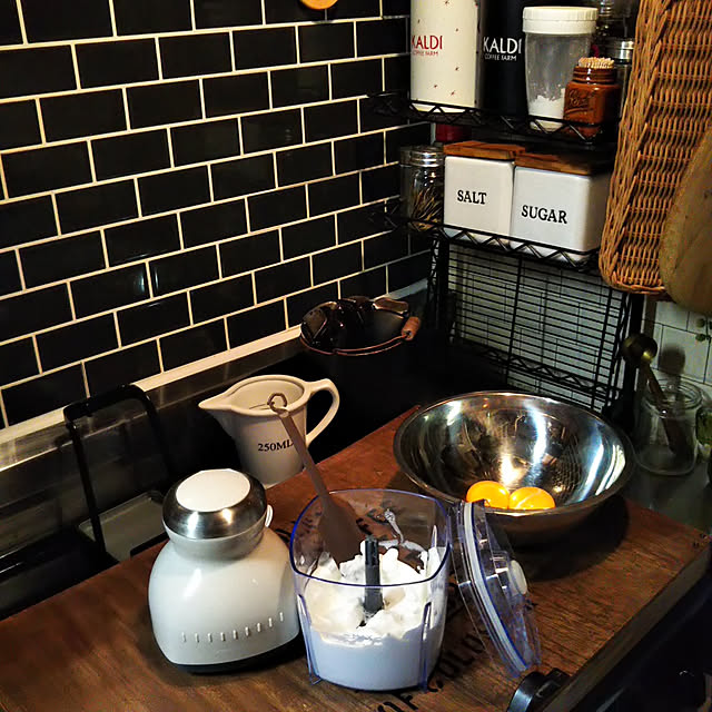 Kitchen,キッチン家電,recolteカプセルカッター,賃貸でも諦めない！,サブウェイタイルシール,山善,生活感たっぷり,古い賃貸,男前も可愛いも好き,Dream Sticker,どこ見てもほっこりし隊,こどもと暮らす,キッチン突っ張りラック Yurieの部屋