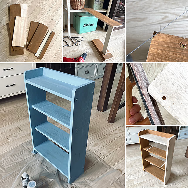 端材利用,DIYスパイスラック,DIY,Overview leonaの部屋