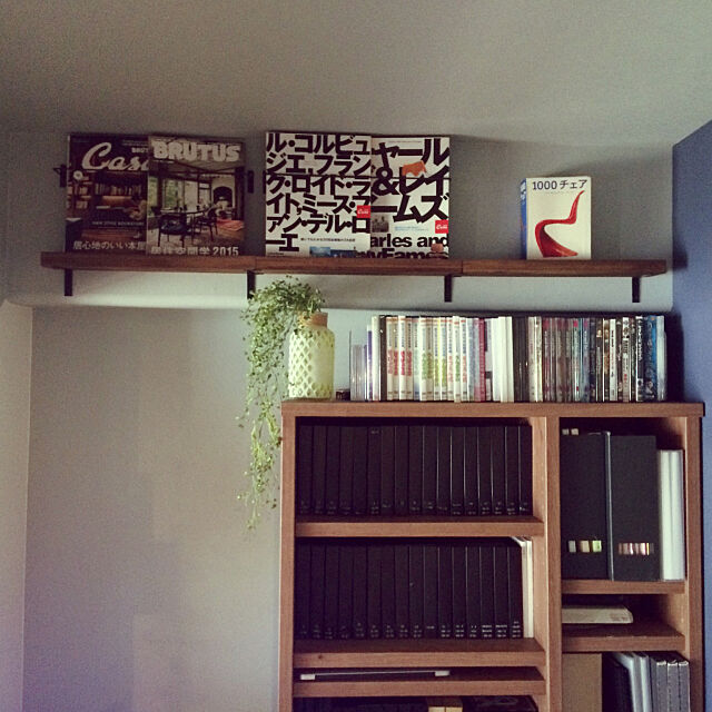 My Shelf,アイアンバー,DIY,100均,インテリア,見せる収納,本棚 A_plusの部屋