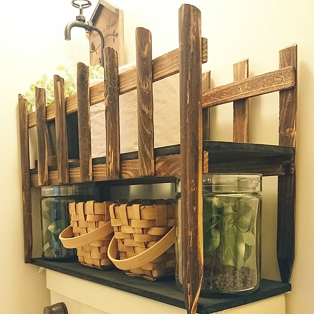 Bathroom,100均,DIY,ユニットバス,一人暮らし,3点ユニットバス,ニトリ,フェイクグリーン,狭い部屋,賃貸,1R,ワンルーム,セリア,ダイソー springcanolaの部屋