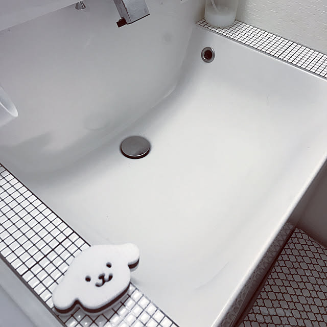 Bathroom,DRETEC,セリア タイル調シート,100均,ダスキン,モザイクタイルシール Hi5の部屋