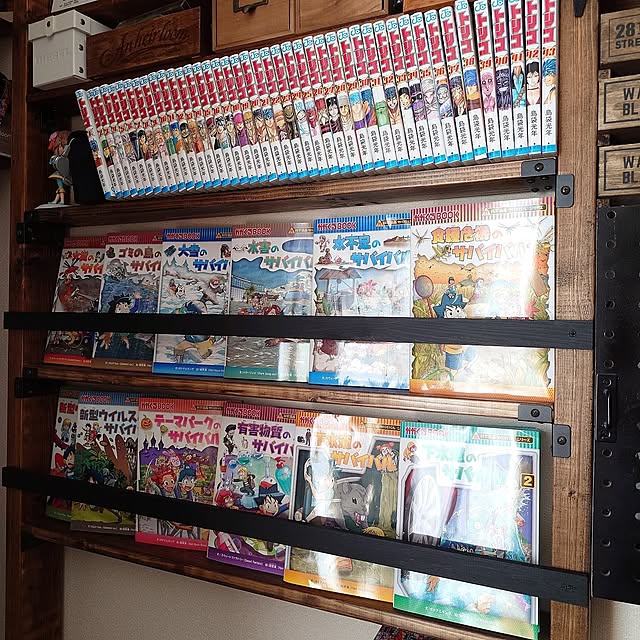 Lounge,本棚,デッドスペース,DIY,ディアウォール,2×4,ミルクペイント tanchan1103の部屋
