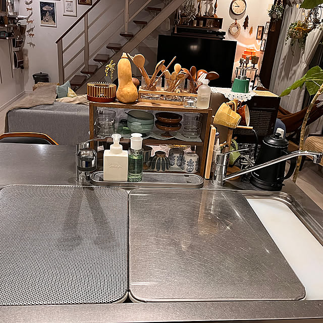 洗い物目隠しにもなる,トーヨーキッチン巨大シンク,魚料理も快適に,猫がシンクに入らない様に…,3Dシンク蓋になる,3Dシンク,キッチンシンク,感謝♡,トーヨーキッチン,ステンレスキッチン,トーヨーキッチンスタイル,トーヨーキッチンBay kojimasaの部屋