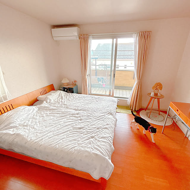 Bedroom,テレビを断捨離,ロボット掃除機のある暮らし,ロボット掃除機,楽してなんぼ,楽して掃除したい,すっきり暮らす,猫,ズボラ主婦,猫が好き,のんびりマイペース,心地よい暮らし,猫がいると毎日楽しい moolの部屋