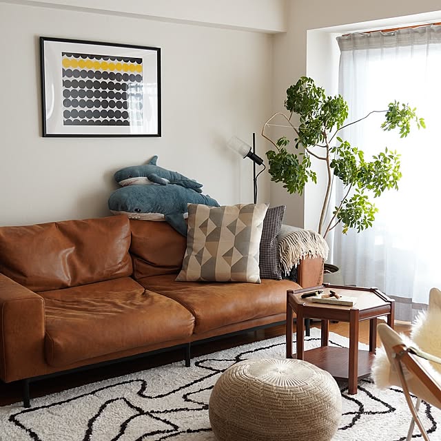 Lounge,ソファ,CRASH GATE,買ってよかったもの,北欧,インダストリアル,journal standard Furniture,賃貸,二人暮らし,観葉植物,3LDK賃貸,マンション暮らし,賃貸インテリア,インダストリアルインテリア,賃貸マンション,3LDKマンション,ラグ,カーペット rinotの部屋