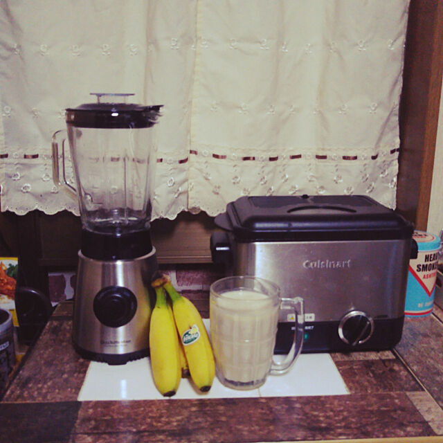 Kitchen,バナナジュース,ミキサー hidenekosanの部屋