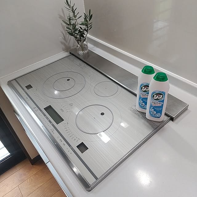 Kitchen,三菱,三菱IHクッキングヒーター,IHクッキングヒーター,IH,システムキッチンミッテ,ミッテ,ｍｉｔｔｅ,スッキリ,すっきり暮らし♡,掃除の日♡,ジフ cocoの部屋