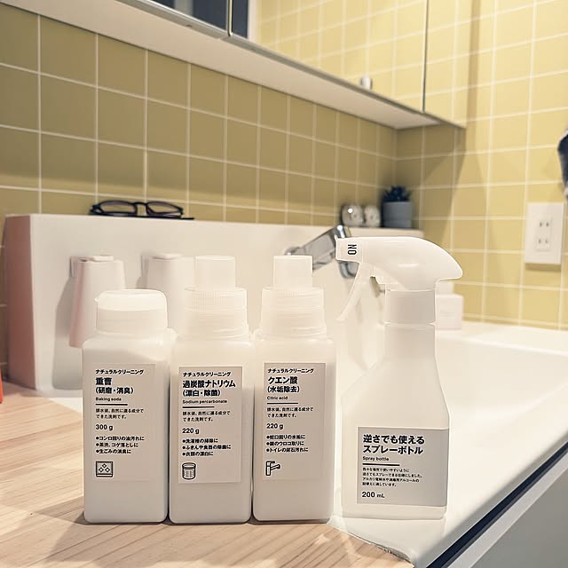 Bathroom,夏の暮らし準備,無印良品の洗剤,重曹でお掃除,クエン酸で掃除,イベント投稿 figaroの部屋