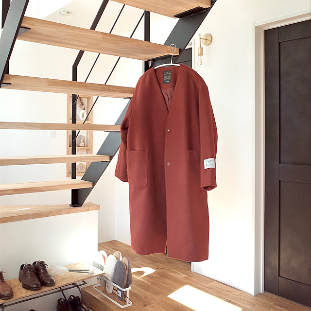 MAWAハンガー公式,MAWA Japan,収納,クローゼット,廊下,注文住宅,スケルトン階段,Entrance sugar111の部屋