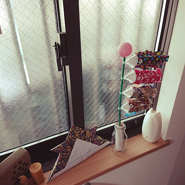 Entrance,リメイク,グルーガン,トイレットペーパーの芯,折り紙,こいのぼり,こどもの日 Mutsukiの部屋