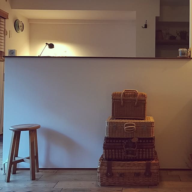 Lounge,バスケットかご,RoomClip5周年,アンティーク,古道具,リノベーション,カゴ eggの部屋