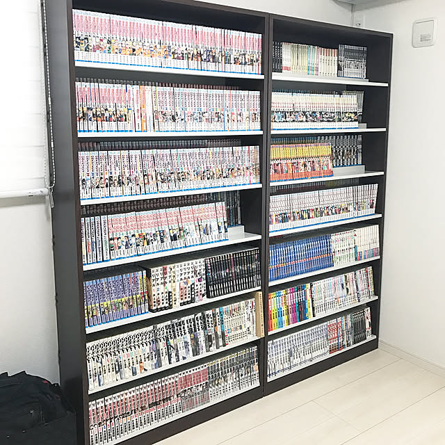 My Shelf,書棚,漫画,コミック収納,マンガ収納,漫画収納,本棚,建売,建売住宅,整理整頓,建売だけどオシャレハウスを目指します！,居心地の良い空間作り,シンプル,収納 yo_homeの部屋