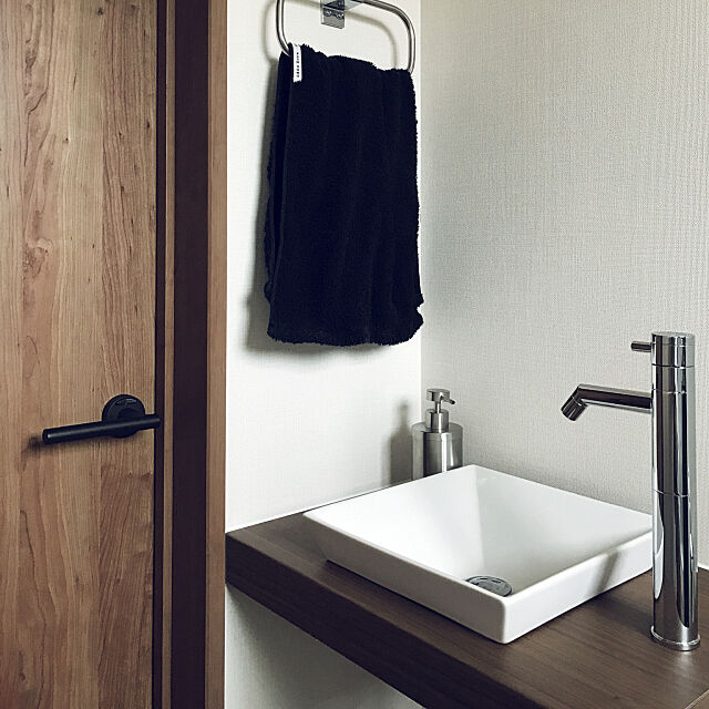 Bathroom,洗面ボウル,手洗い,造設,北海道,マイホーム,男前 miyakoの部屋