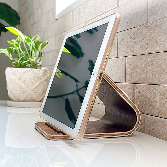 Kitchen,タブレット置き場,タブレットスタンド,RoomClipショッピング,山崎実業 RIN,山崎実業,買ってよかったもの,フォローすごく嬉しいです♡,いいね、いつもありがとうございます♡,いつも見てくださって、感謝です♡ cotoriの部屋