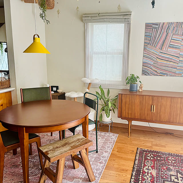 My Desk,CLASKA アトリエランプ,CLASKA,クラスカ,ペンダントライト,照明,ダイニングでくつろぐ,ダイニングテーブル,サイドボード,小さなおうち,小さなお家,ラウンドテーブル,ナチュラルシック,プリミティブ,心地よい暮らし,ブラウンインテリア,季節を楽しむ暮らし,自然を感じる暮らし 67の部屋