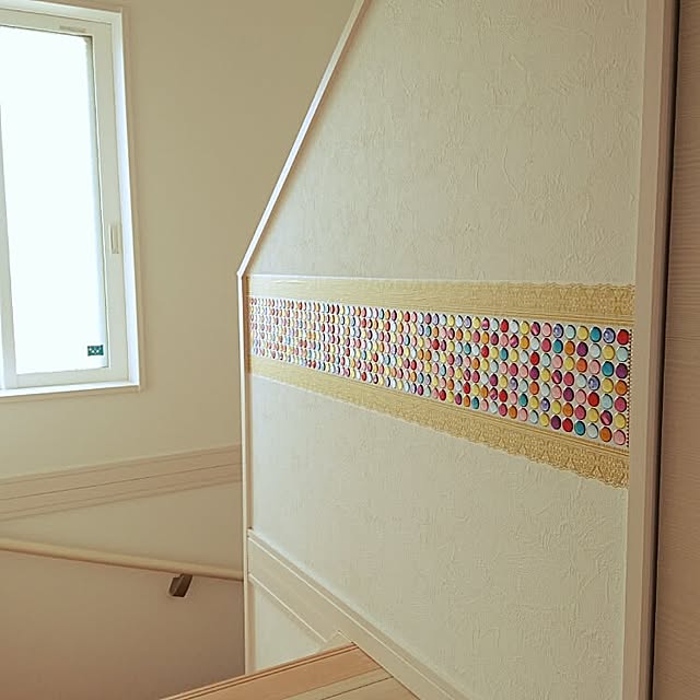 On Walls,マスキングテープ,タイルシール,壁に穴 gororieの部屋