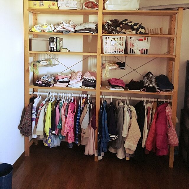 My Shelf,子ども服,IKEA,IVAR sの部屋