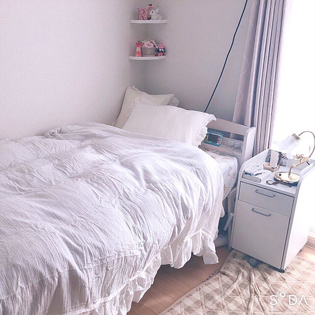 布団カバー,ニトリ,かわいい,白い部屋,女子部屋,Bedroom takaneの部屋