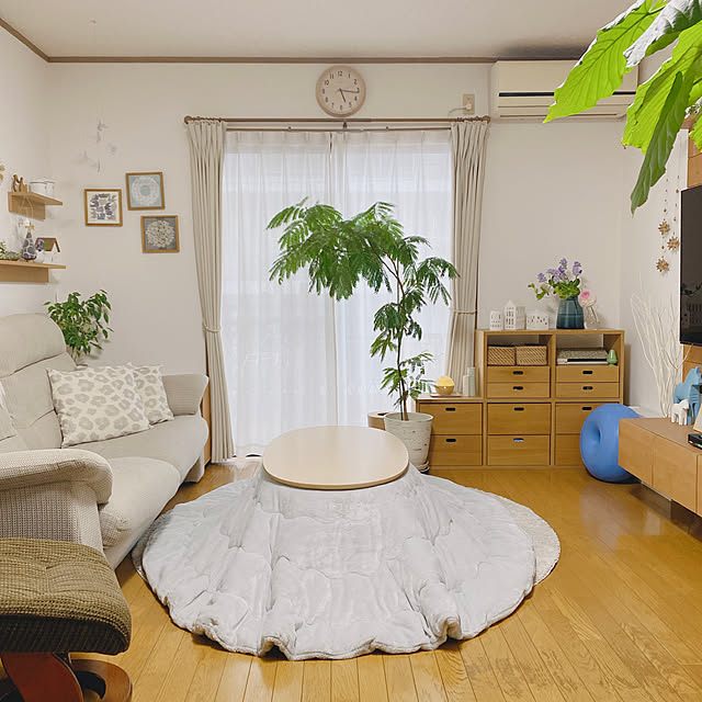 楕円形こたつ布団,ラピアスシリーズ,イケヒコ,楕円形こたつ,無印良品,北欧インテリア,買ってよかったもの,暮らしを楽しむ,季節を楽しむ,北欧ナチュラル,Lounge,楕円こたつ yukaの部屋